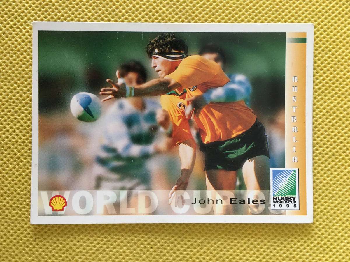 VINTAGE RUGBY TRADING CARD - 1995 RUGBY WORLD CUP - JOHN EALES
