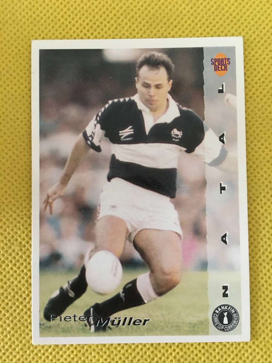 VINTAGE RUGBY TRADING CARD - 1994 - BANKFIN -  PIETER  MULLER