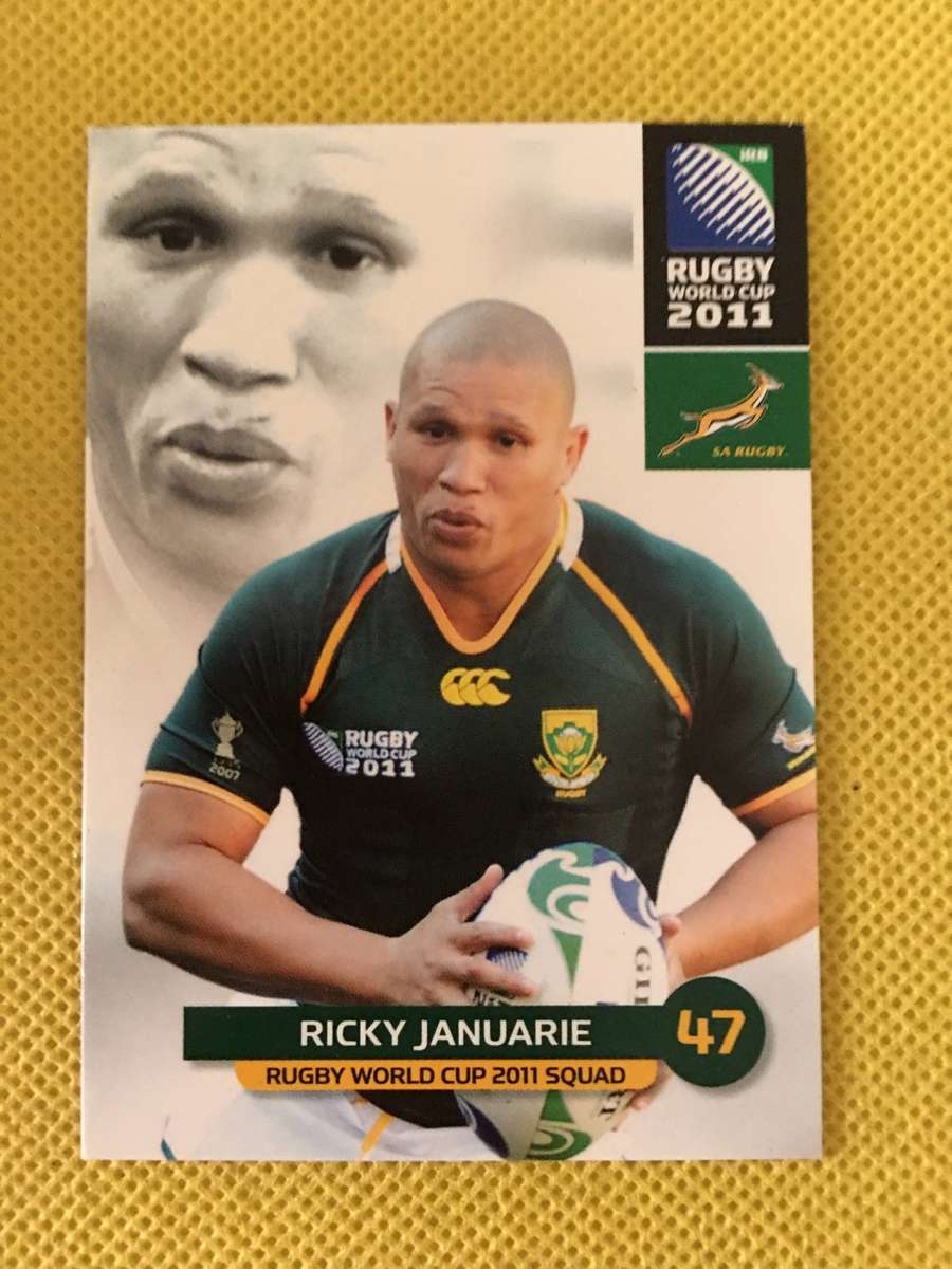 RUGBY TRADING CARD  2011 - RICKY JANUARIE