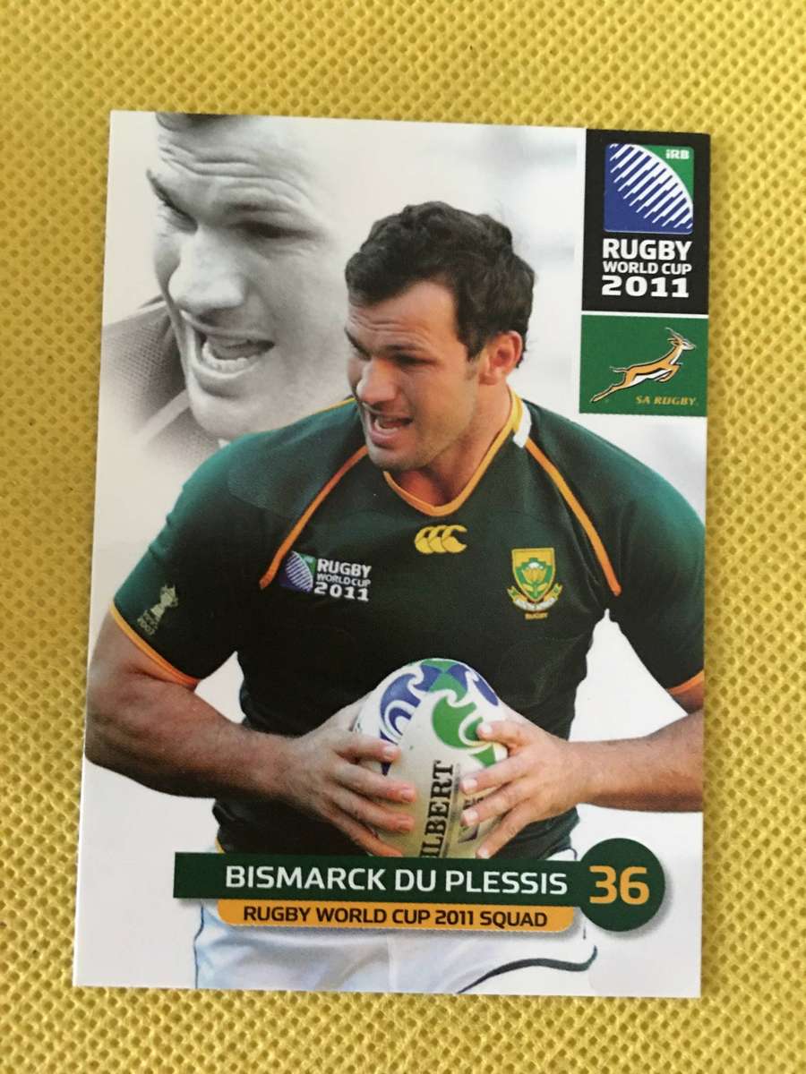 RUGBY TRADING CARD 2011 -BISMARCK DU PLESSIS