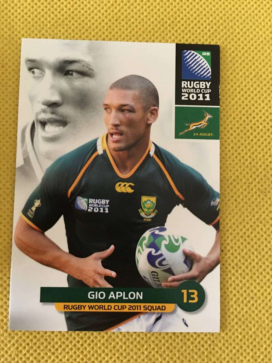 RUGBY TRADING CARD 2011 - GIO APLON