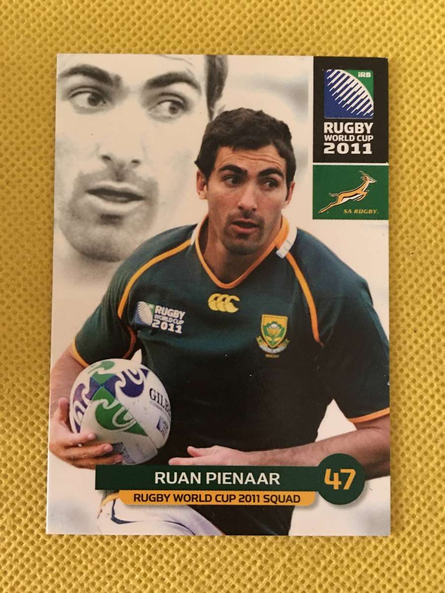 RUGBY TRADING CARD - 2011 - RUAN  PIENAAR