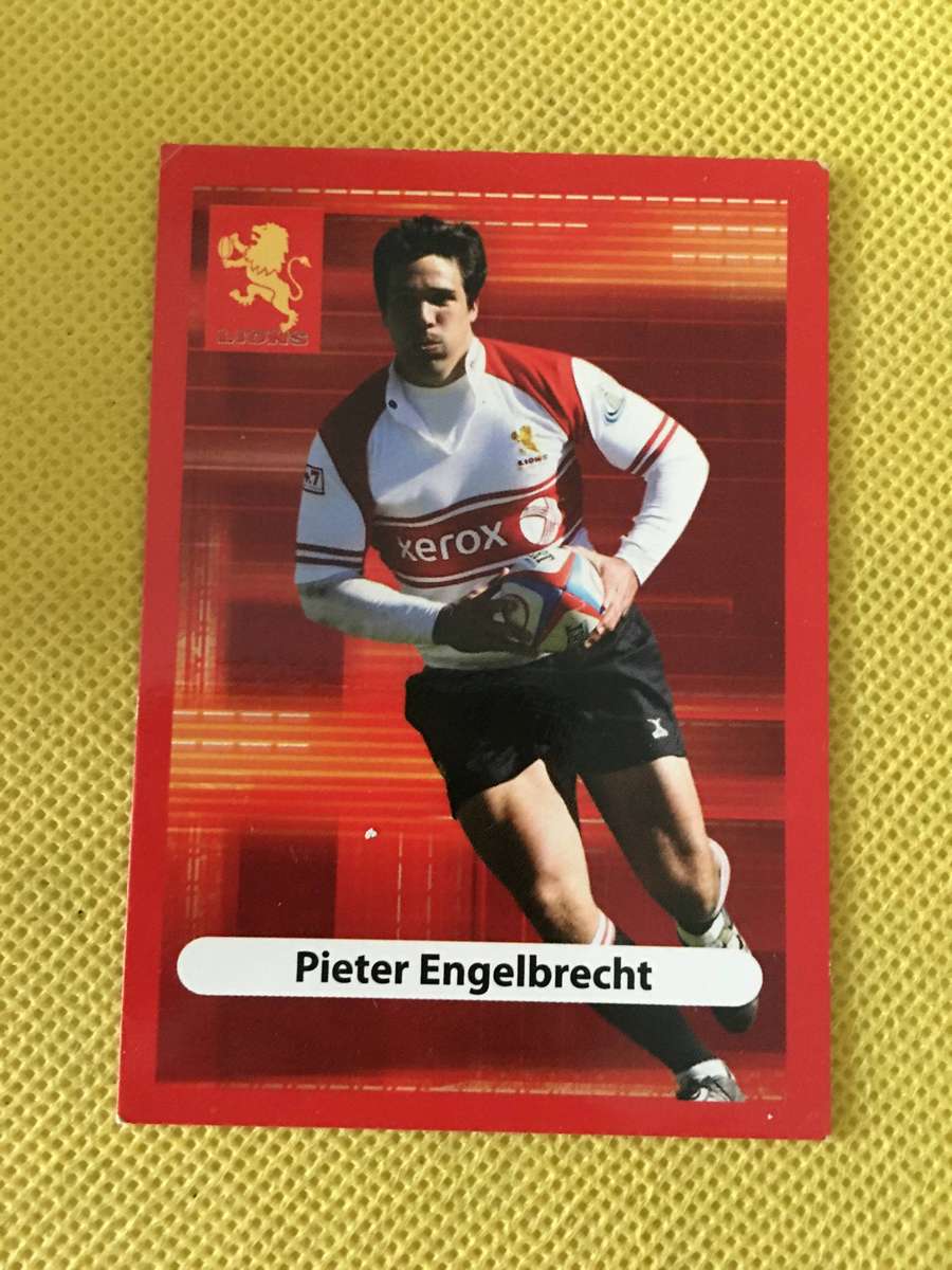 RUGBY TRADING CARD -  PIETER ENGELBRECHT