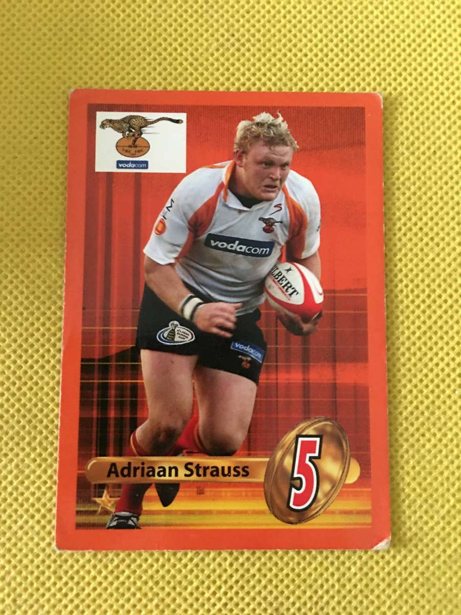 RUGBY TRADING CARD - ADRIAAN STRAUSS