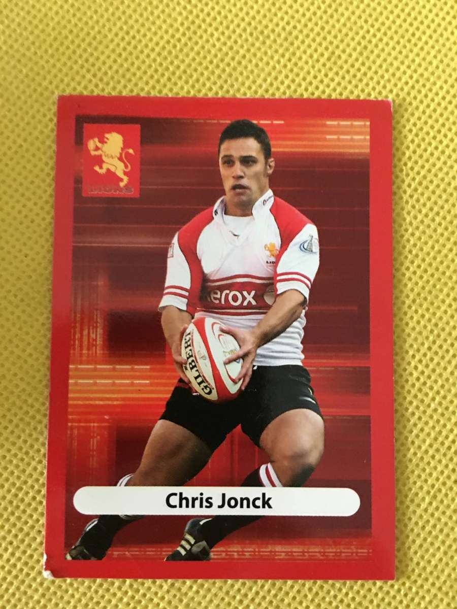 RUGBY TRADING CARD - CHRIS JONCK