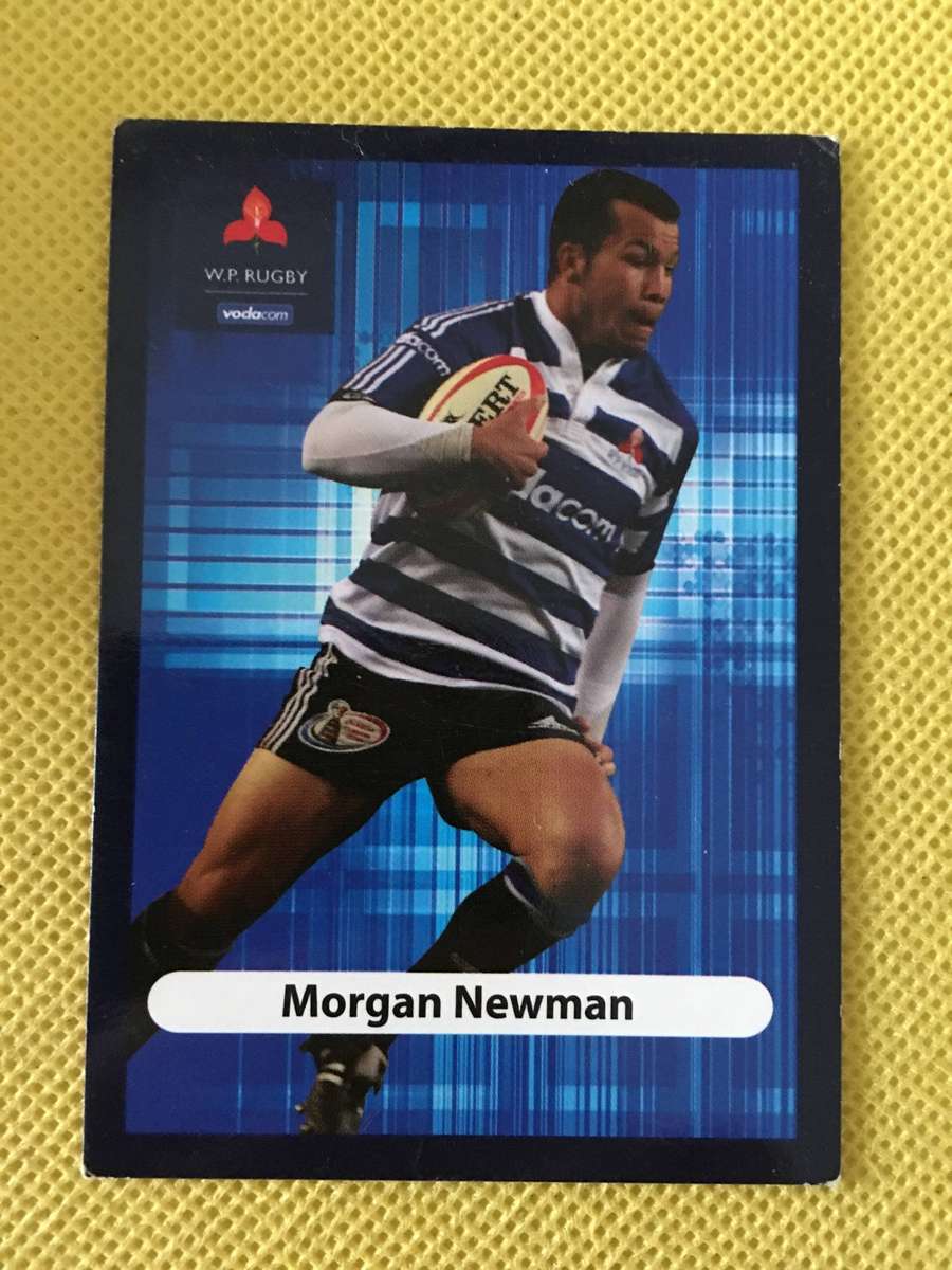 RUGBY TRADING CARD -MORGAN NEWMAN
