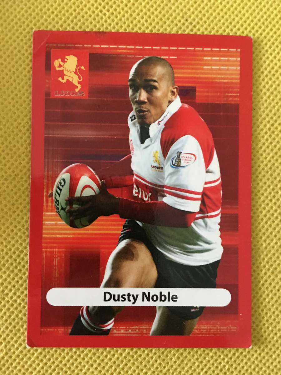 RUGBY TRADING CARD  - DUSTY NOBLE