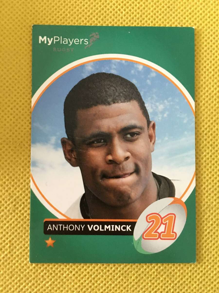 RUGBY TRADING CARD - BIG BALL - SIGNATURE SERIES - ANTHONY VOLMINCK