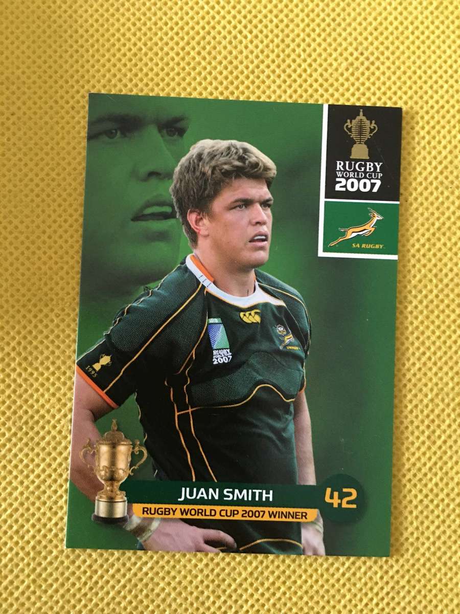 RUGBY TRADING CARD -SPRINGBOK - JUAN SMITH - 2007