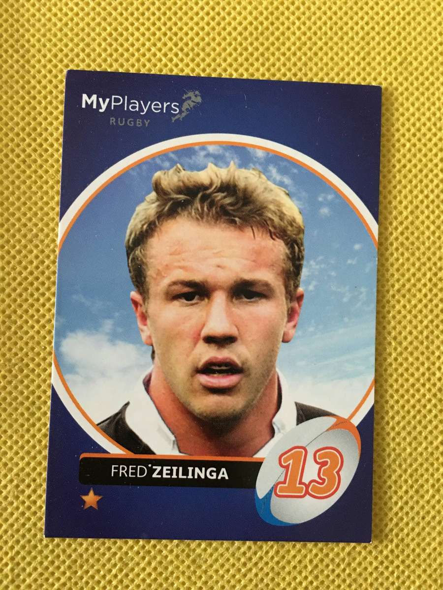 RUGBY TRADING CARD - BIG BALL - SIGNATURE SERIES - FRED ZELINGA