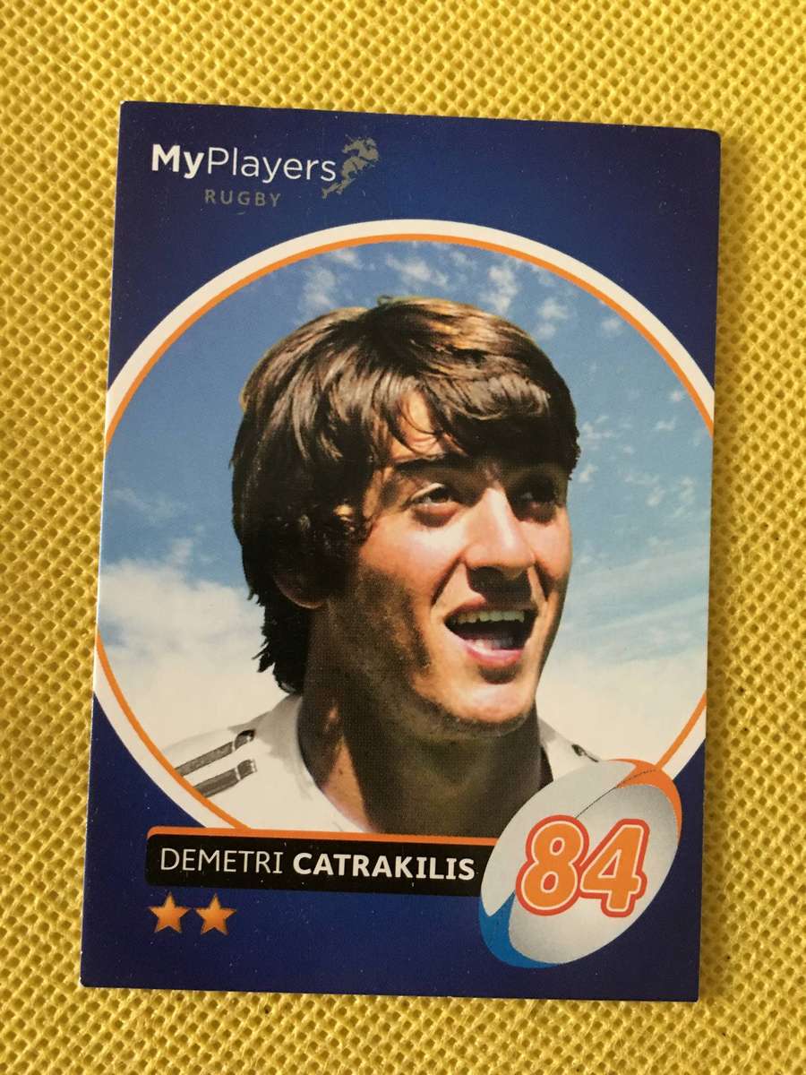 RUGBY TRADING CARD - SIGNATURE SERIES - DEMETRI CATRAKILIS