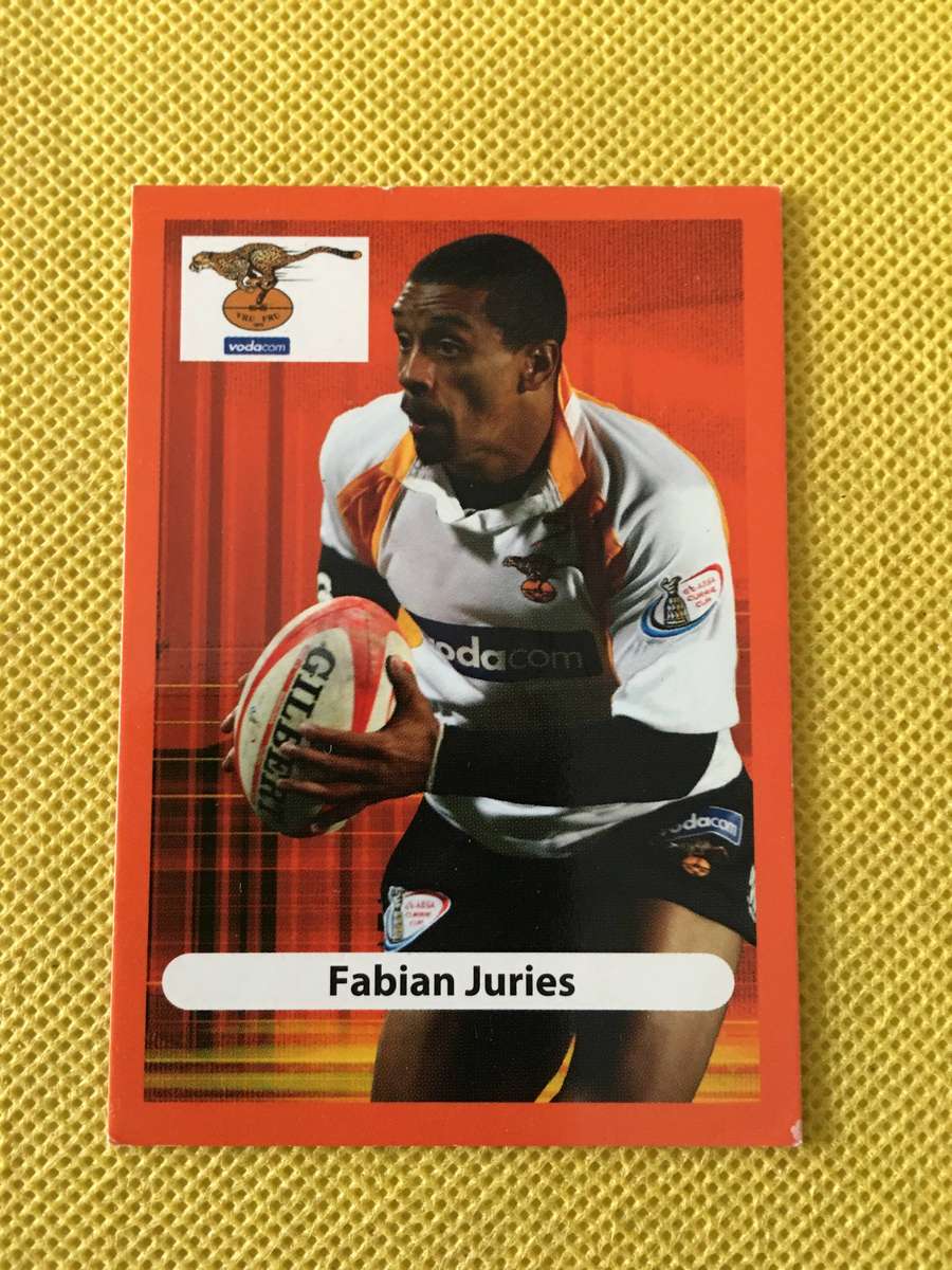 RUGBY TRADING CARD - FABIAN JURIES