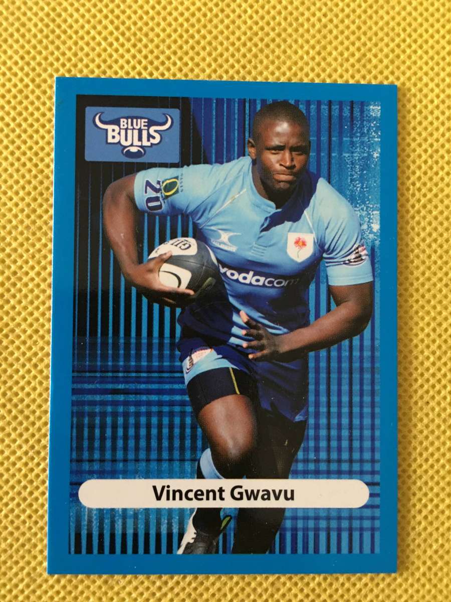 RUGBY TRADING CARD - VINCENT GWAVU
