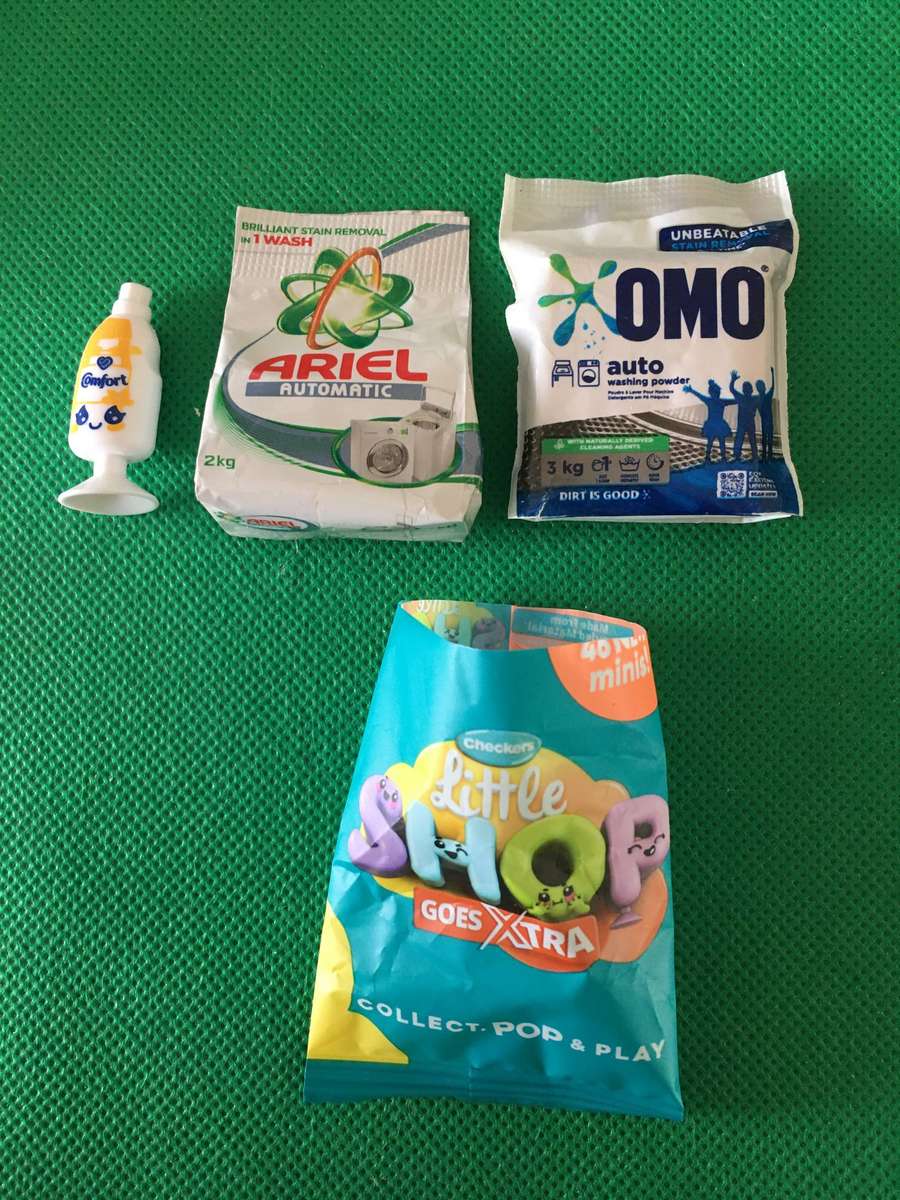 CHECKERS LITTLE SHOP GOES EXTRA - FOR THE LAUNDRY LOT - 3  ITEMS