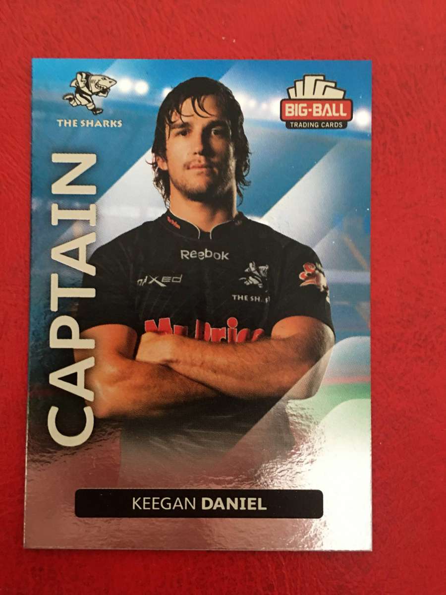 BIG BALL 2012  RUGBY TRADING CARD - FOIL CARD / KEEGAN DANIEL - CAPTAIN