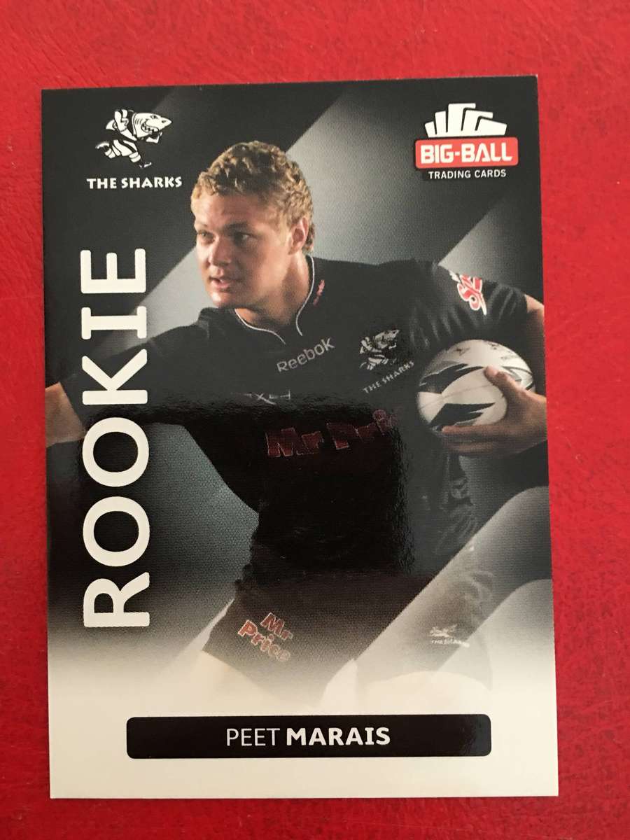 BIG BALL RUGBY TRADING CARD 2012 -PEET MARAIS