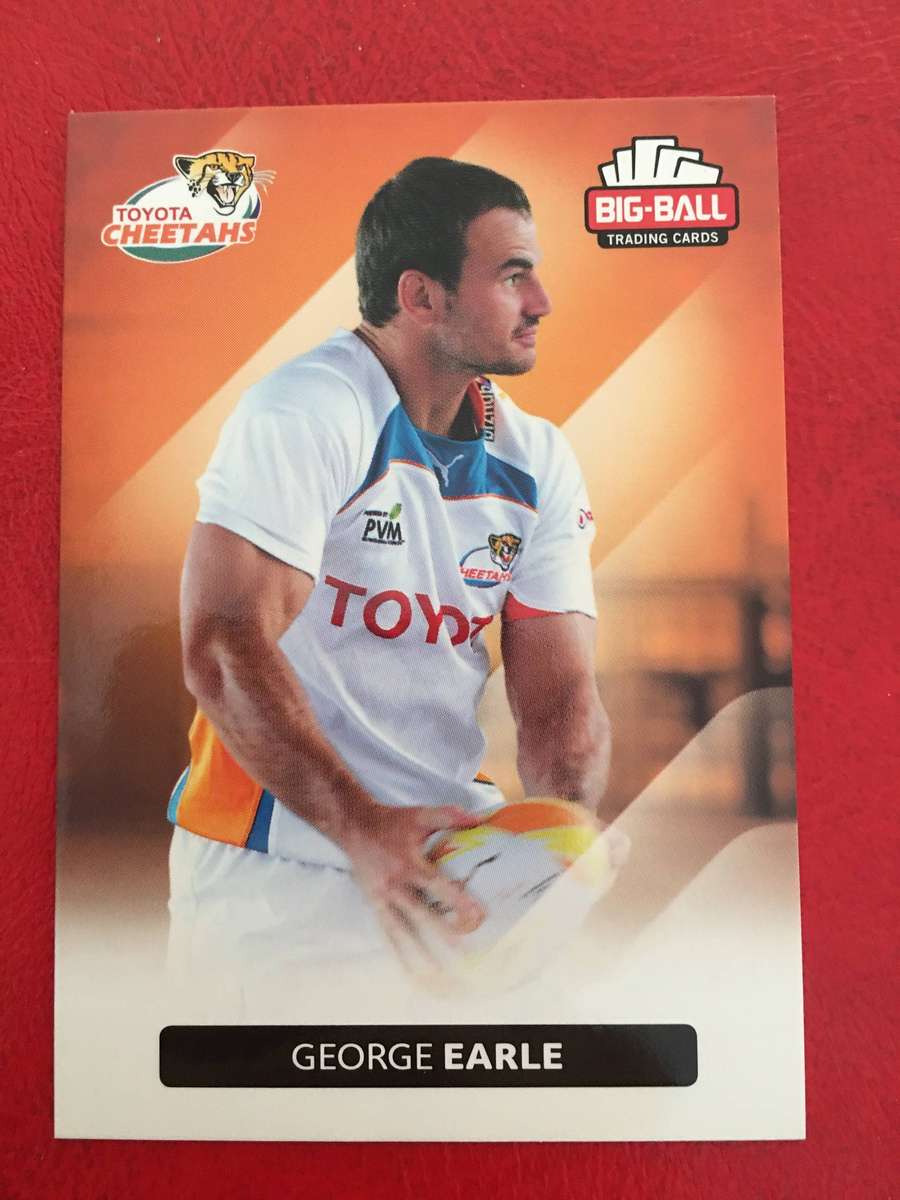 BIG BALL RUGBY TRADING CARD - GEORGE EARLE