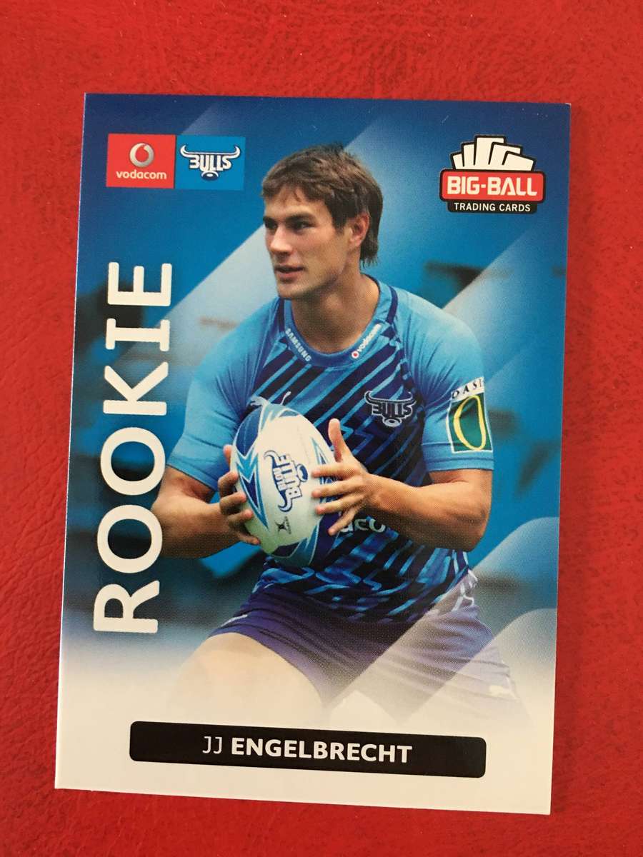 BIG BALL RUGBY TRADING CARD - JJ ENGELBRECHT
