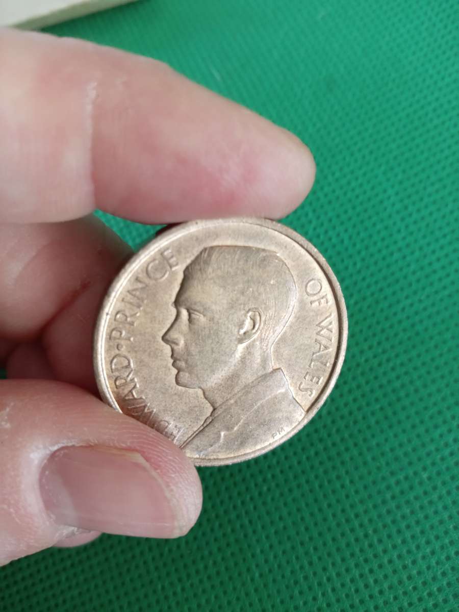 LOVELY COIN / MEDALION VISIT PRINCE EDWARD TO SOUTH AFRCA - 1925 - IN ORIGINAL BOX