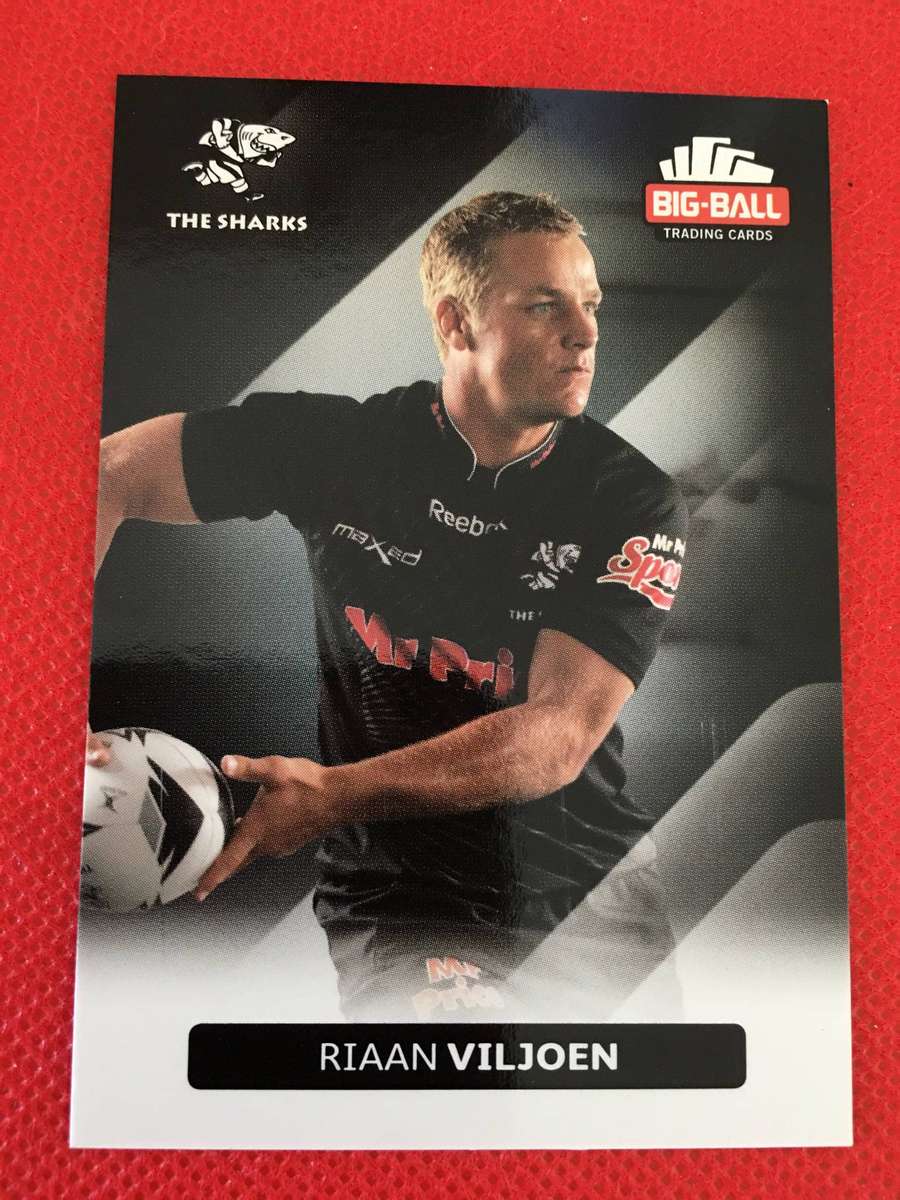 RUGBY TRADING CARD -  RIAAN VILJOEN