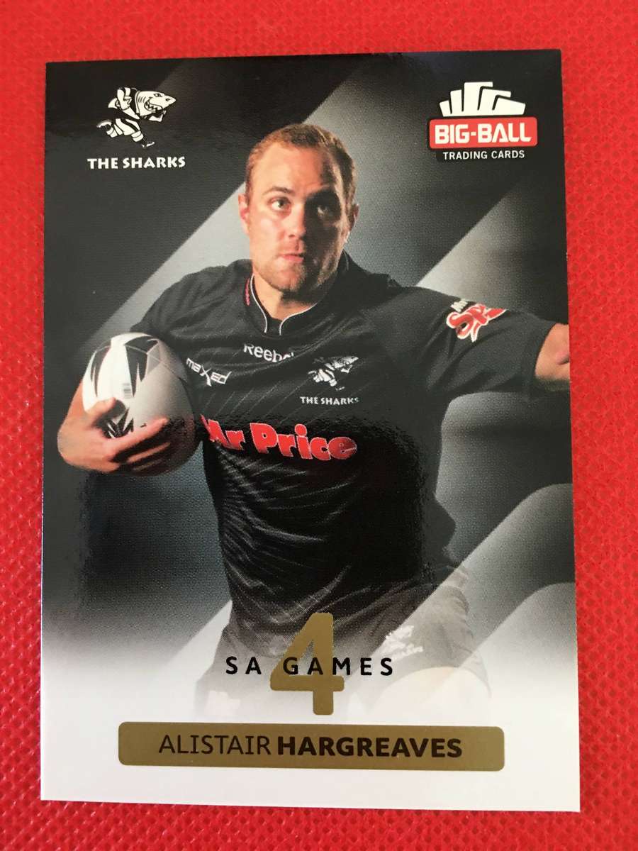 RUGBY TRADING CARD - ALISTAIR HARGREAVES
