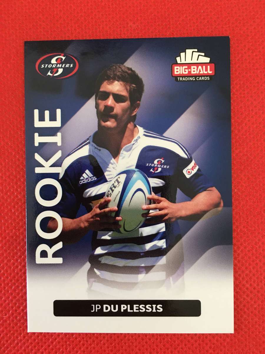RUGBY TRADING CARD - JP DU PLESSIS
