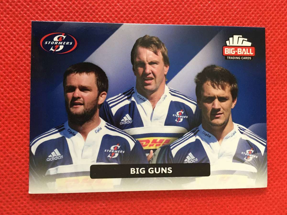 RUGBY TRADING CARD - BIG GUNS
