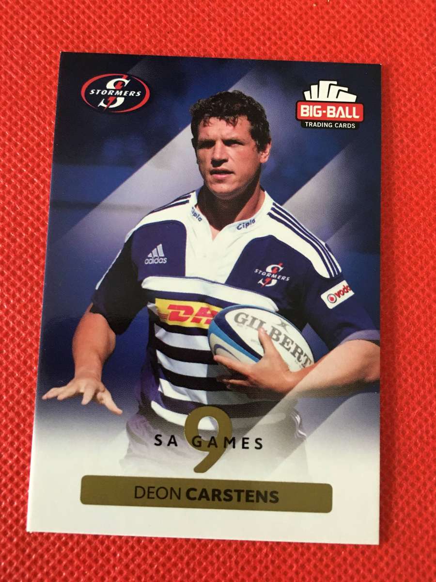 RUGBY TRADING CARD - DEON CARSTENS