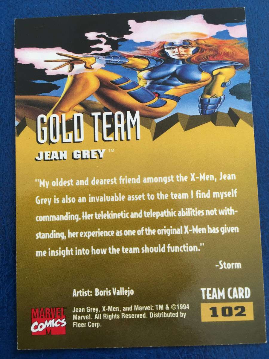 DC MARVEL FLEER ULTRA TRADING CARD - JEAN GREY