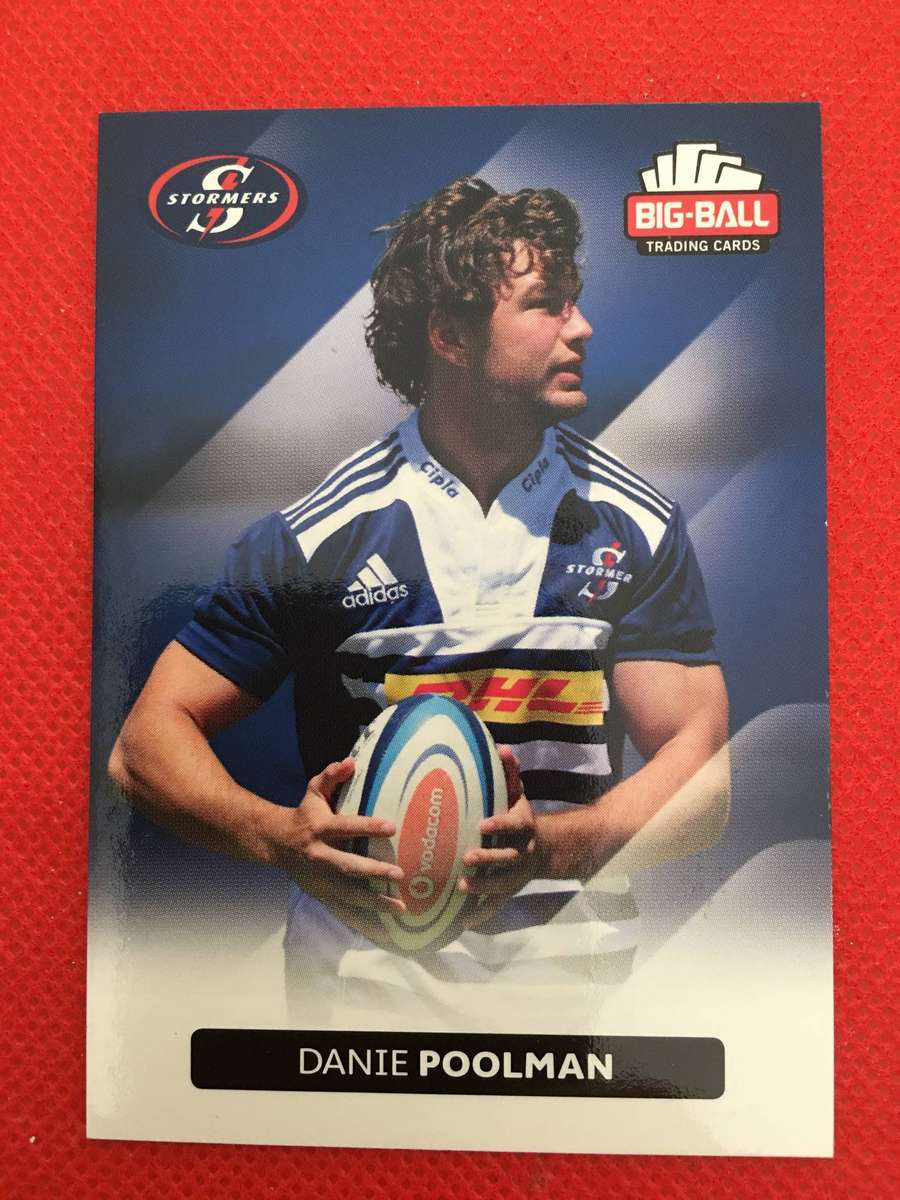 RUGBY TRADING CARD - DANIE POOLMAN