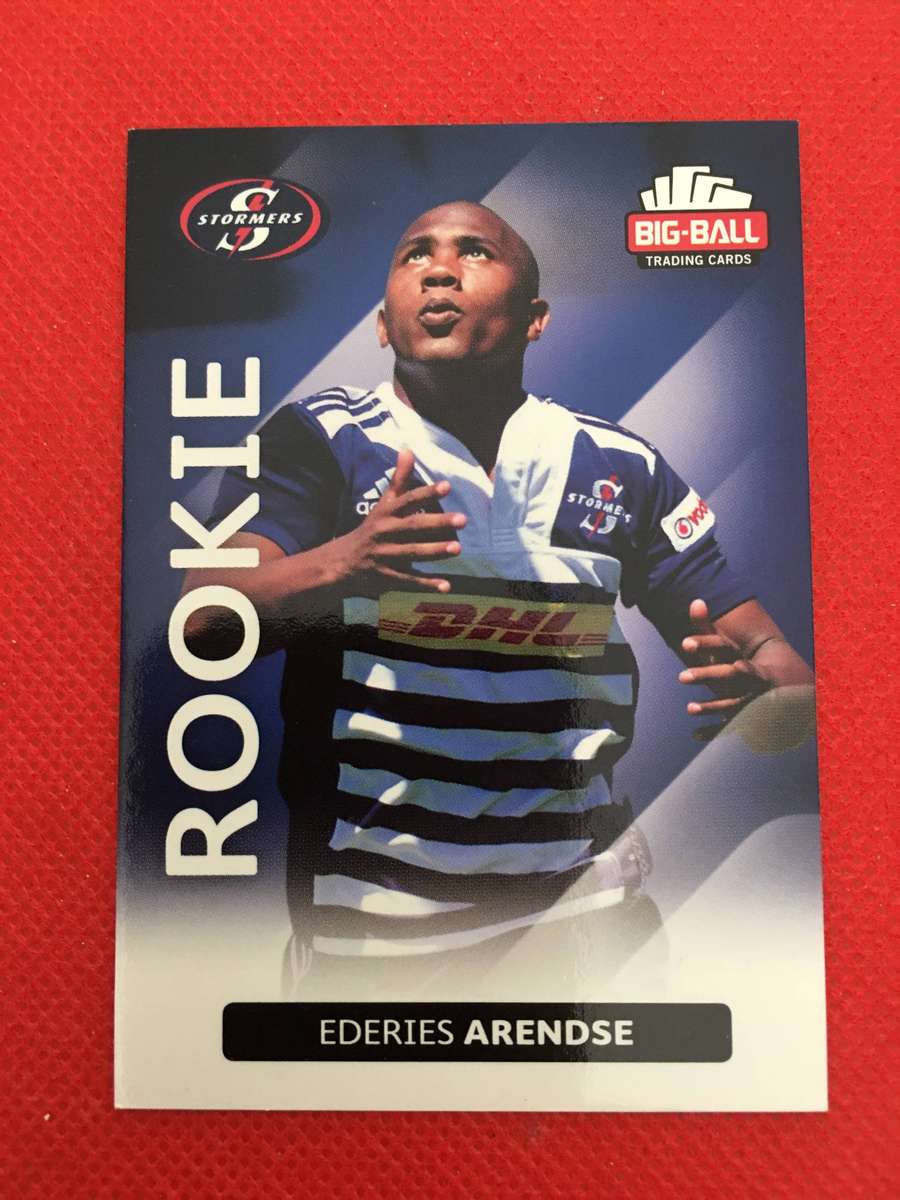 RUGBY TRADING CARD - EDERIES ARENDSE