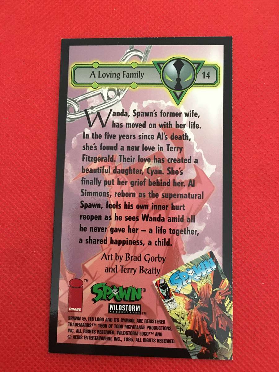 DC / MARVEL / WILDSTORM / SPAWN TRADING CARD - NO. 14