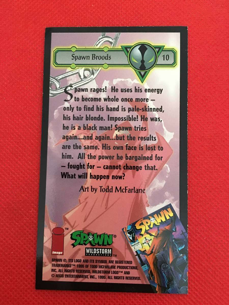 DC / MARVEL / WILDSTORM / SPAWN TRADING CARD - NO. 10