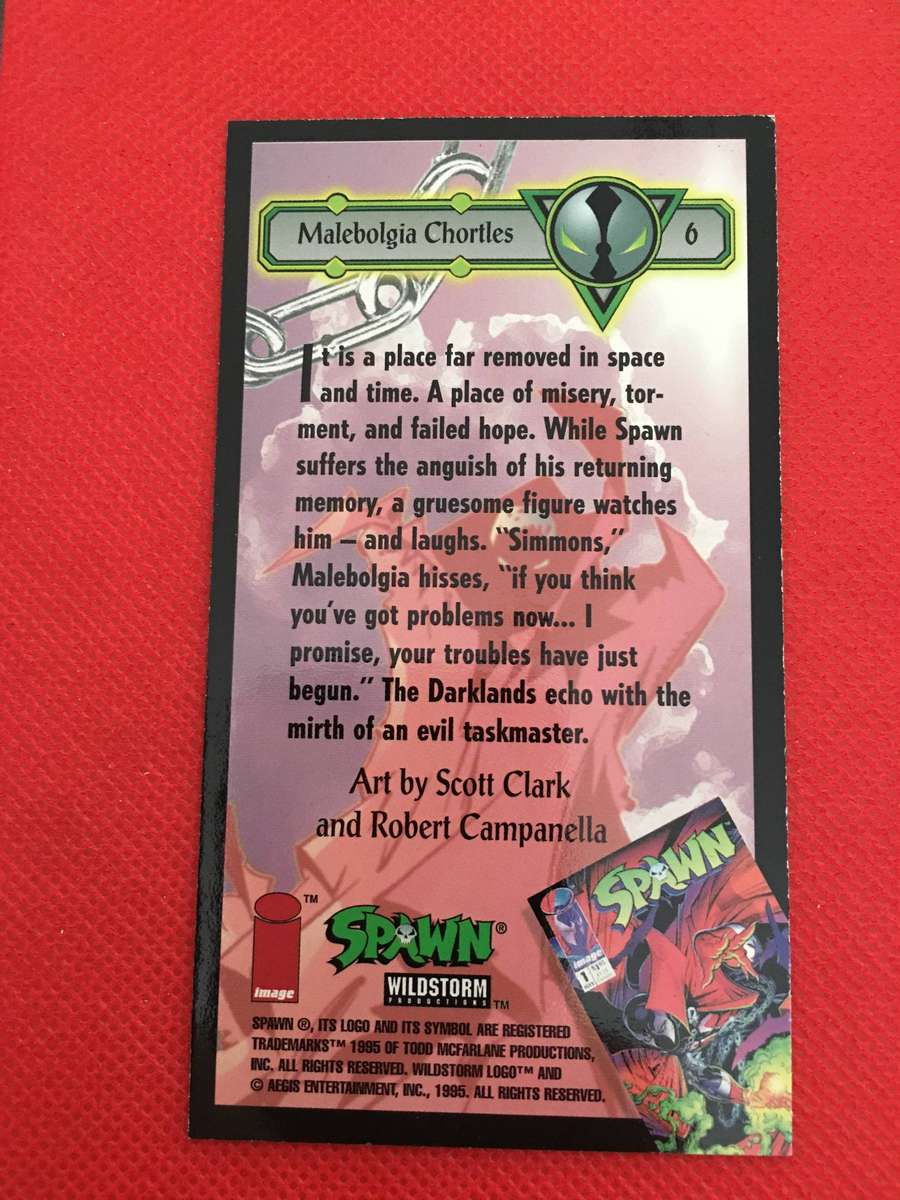 DC / MARVEL / WILDSTORM / SPAWN TRADING CARD - NO. 6