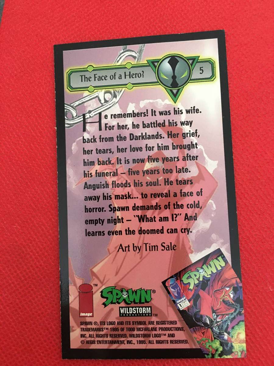 DC / MARVEL / WILDSTORM - SPAWN TRADING CARD - NO. 5