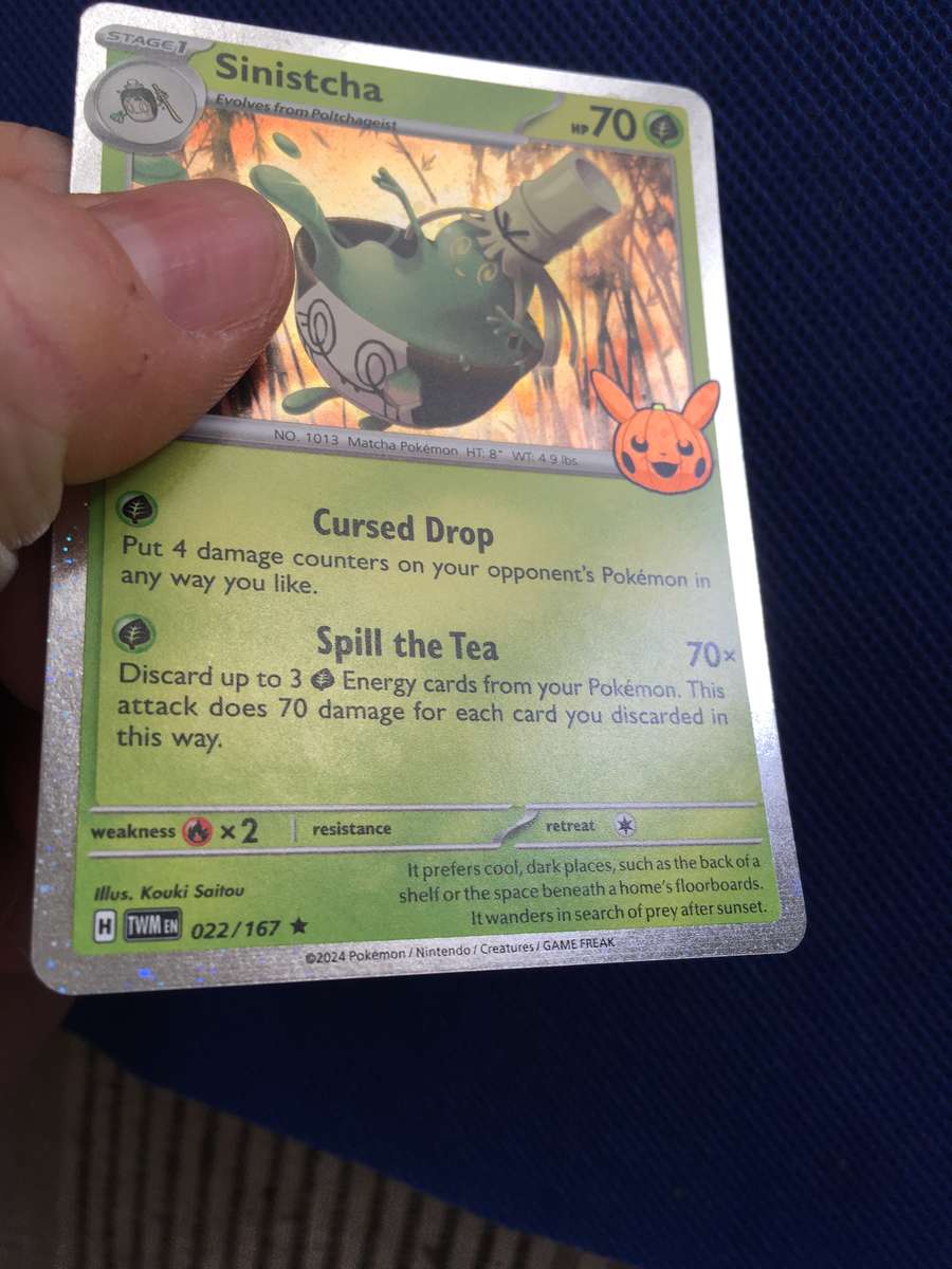 POKEMON TRADING CARD - SINISTCHA / FOIL CARD / SHINY