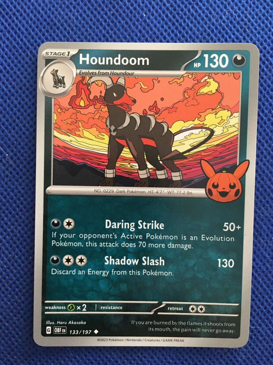 POKEMON TRADING CARD - HOUNDOOM