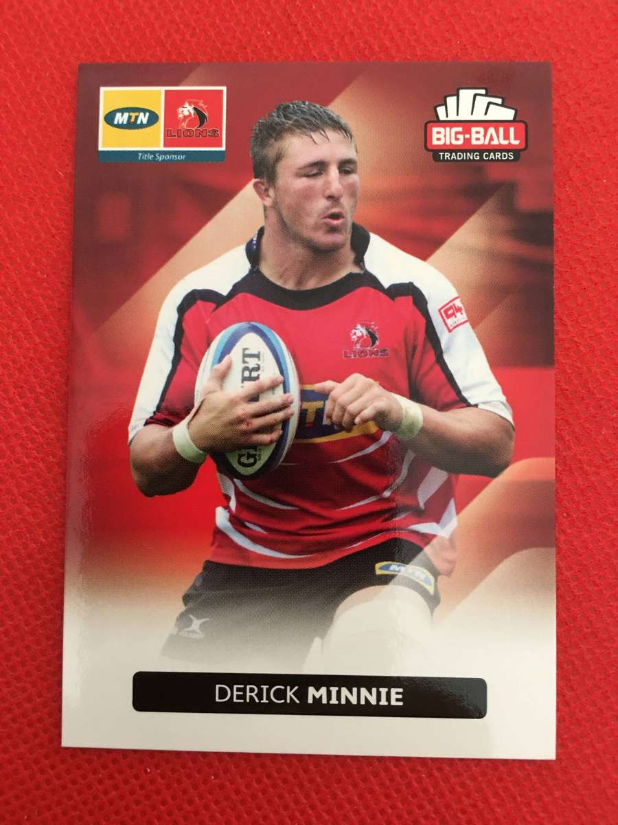 RUGBY TRADING CARD - DERICK MINNIE