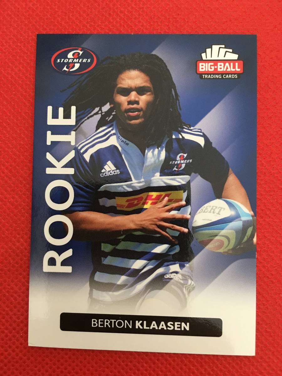 RUGBY TRADING CARD - BERTON KLAASEN