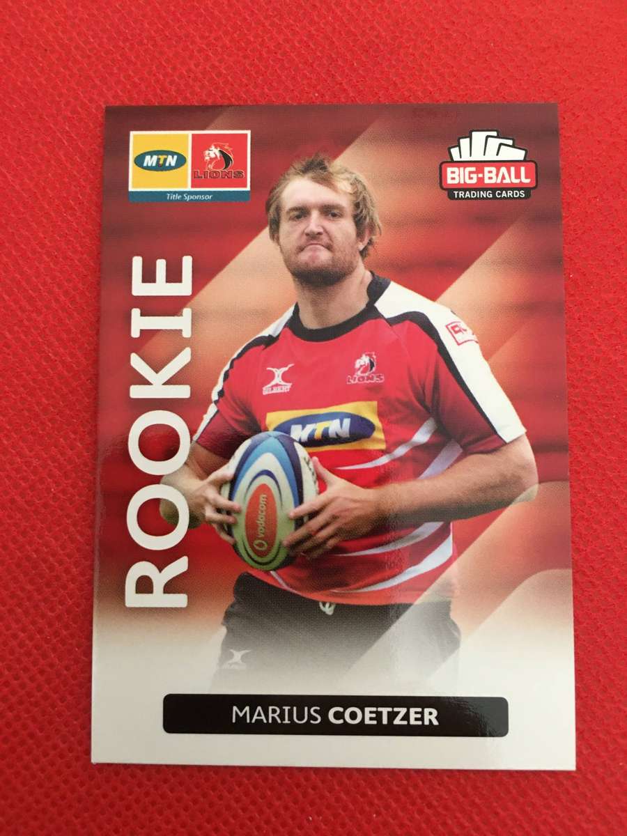 RUGBY TRADING CARD - MARIUS COETZER
