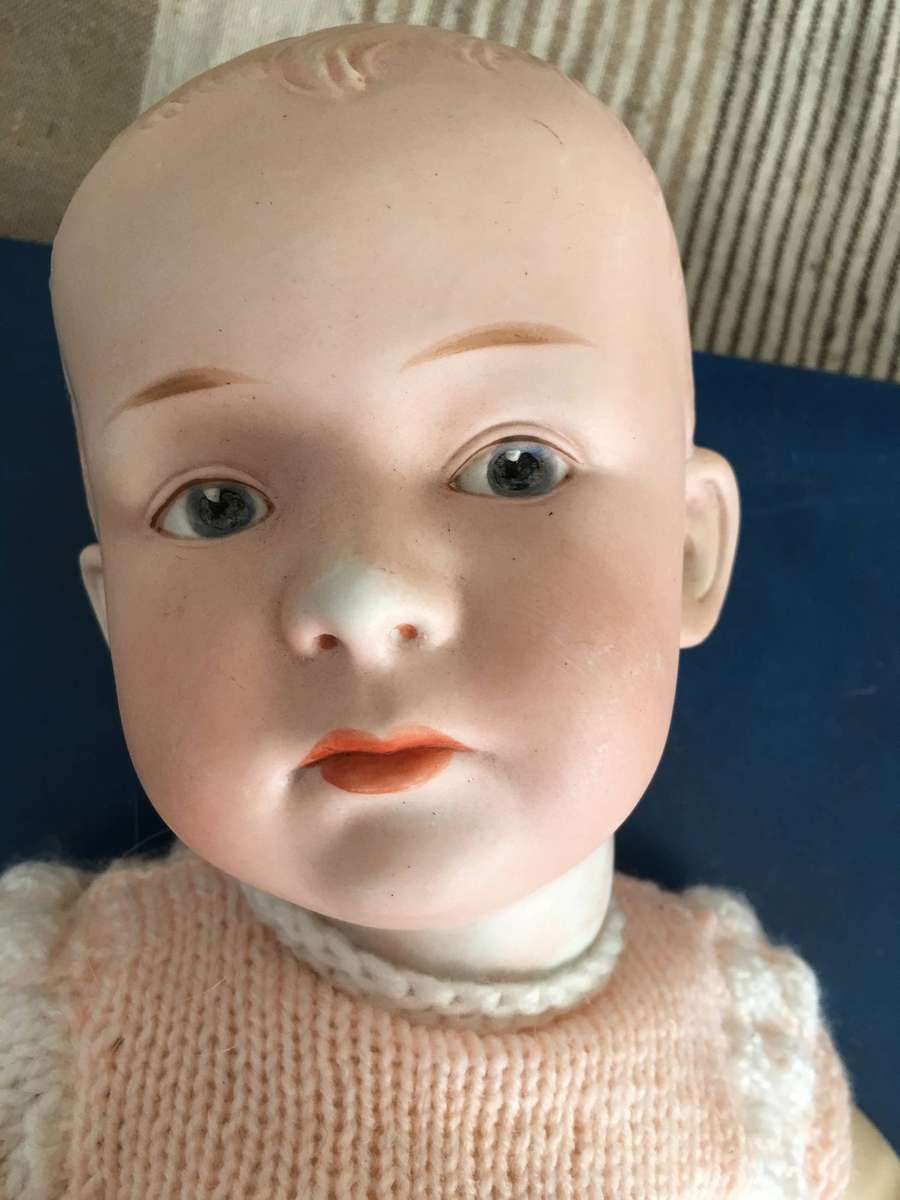 VINTAGE HERMANN STEINER BABY  DOLL WITH MARKINGS