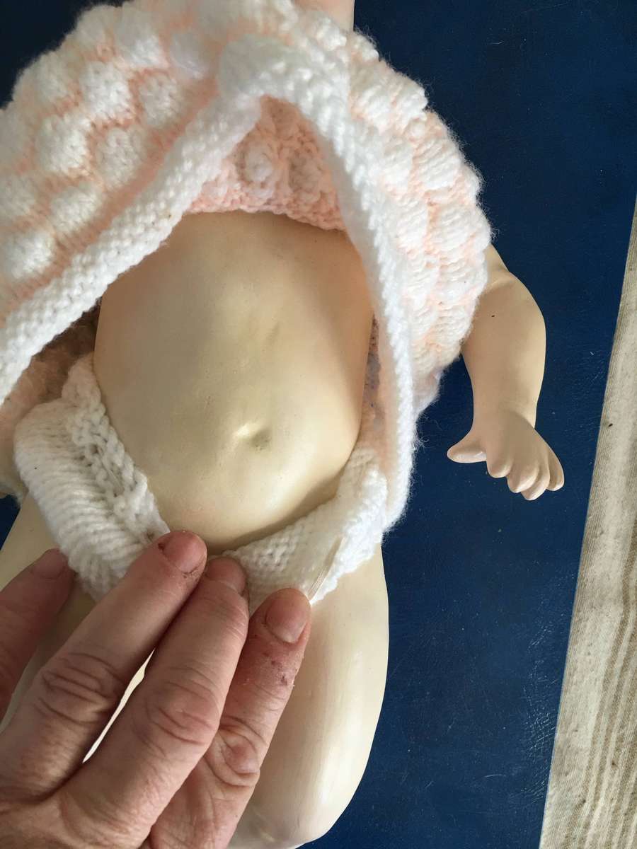 VINTAGE HERMANN STEINER BABY  DOLL WITH MARKINGS