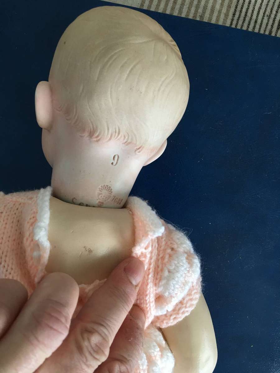 VINTAGE HERMANN STEINER BABY  DOLL WITH MARKINGS