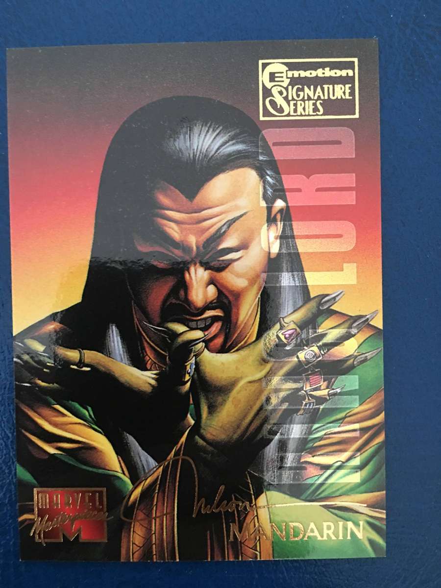 FLEER / DC / MARVEL / MASTERPIECES  -  SIGNATURE SERIES / TRADING CARD - MANDARIN
