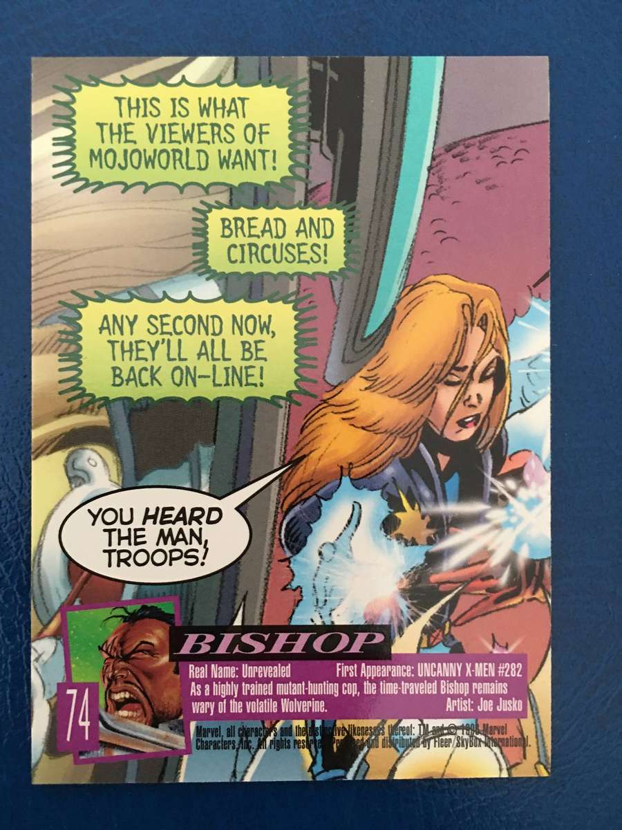 FLEER ULTRA TRADING CARD  - X-MEN - BISHOP