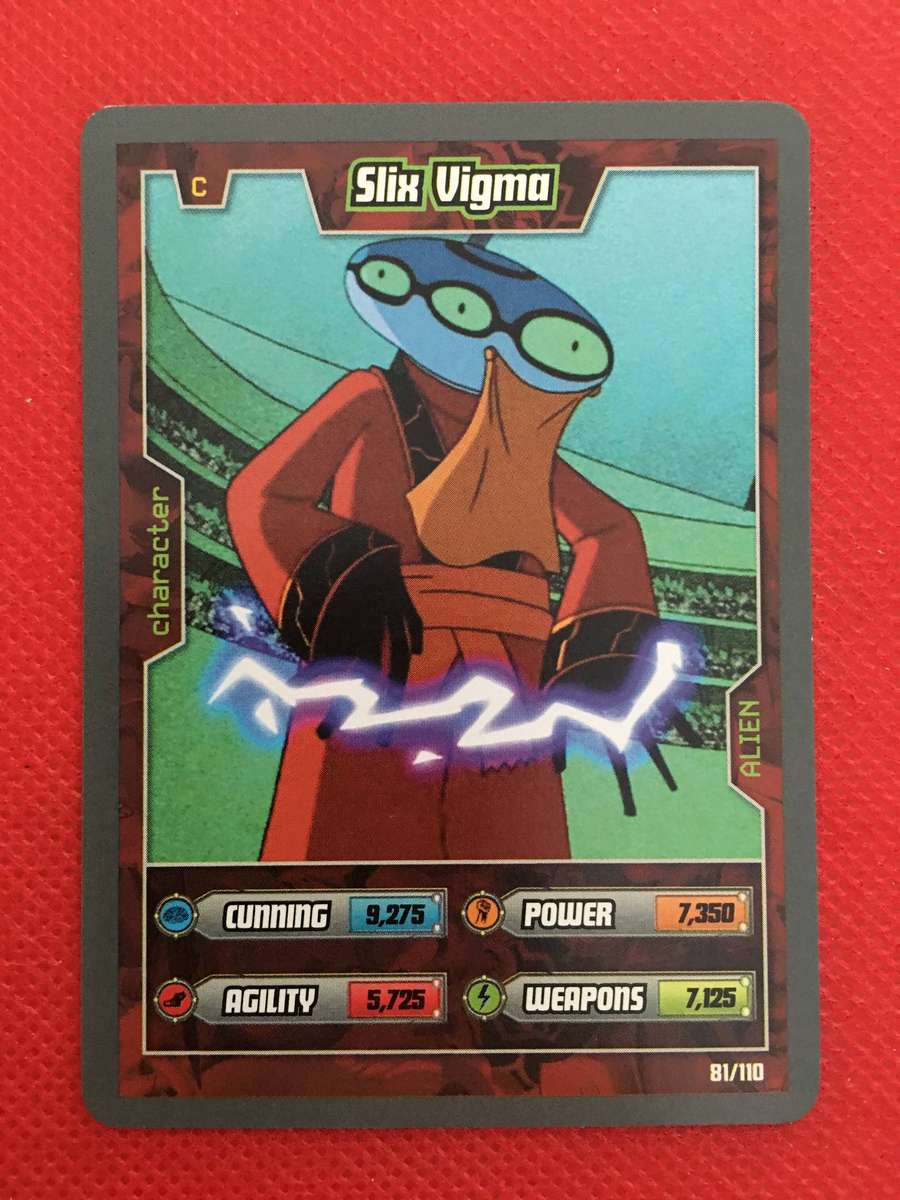 BEN 10 TRADING CARD 2009 - SLIX VIGMA