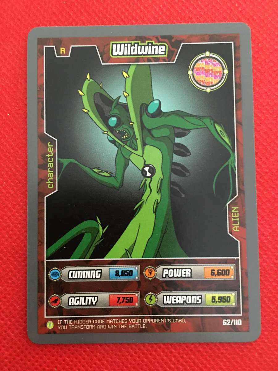 BEN 10 TRADING CARD 2009 - WILDWINE