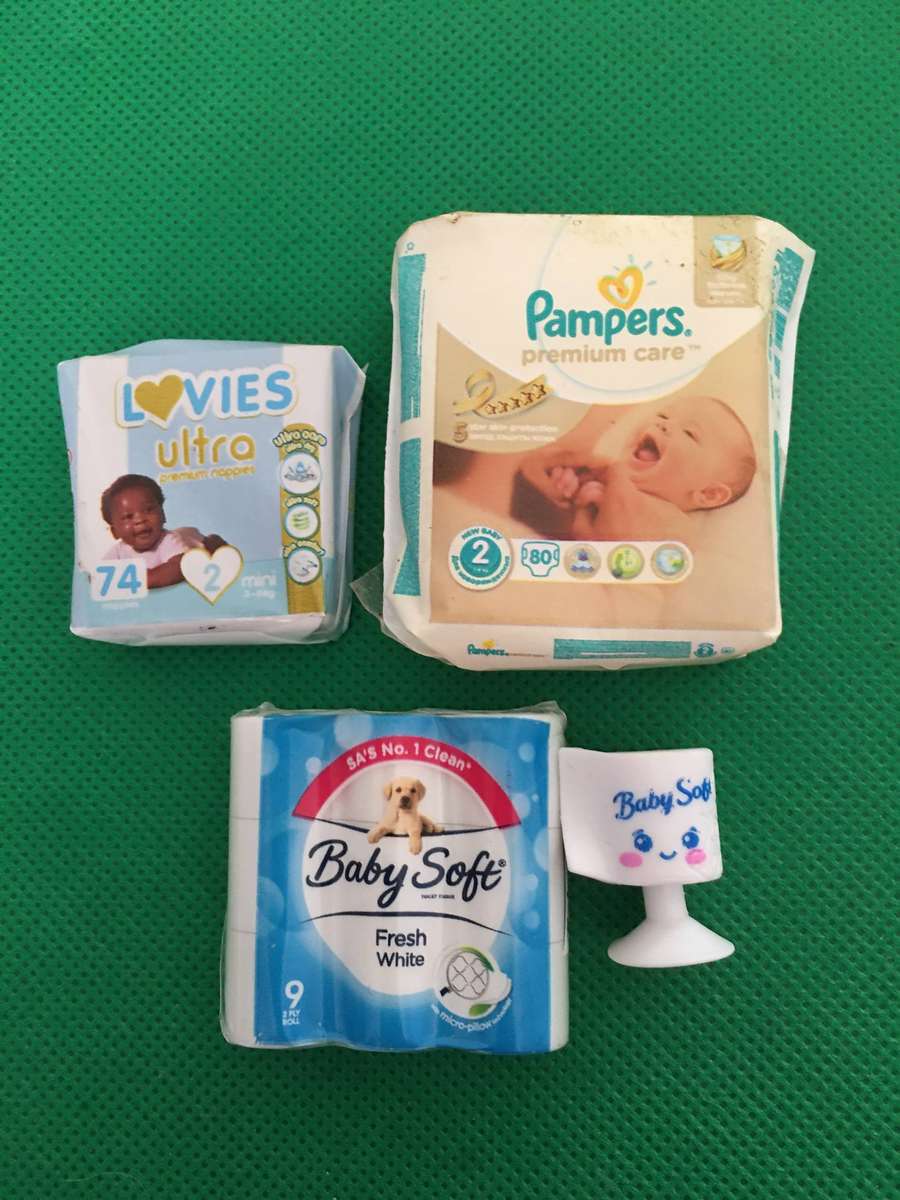 CHECKERS LITTLE SHOP GOES EXTRA - FOR THE BOTTY LOT - 4 ITEMS