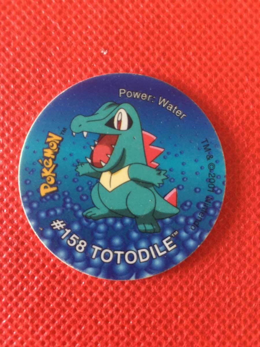 VINTAGE POKEMON TAZO - NO. 16 - TOTODILE