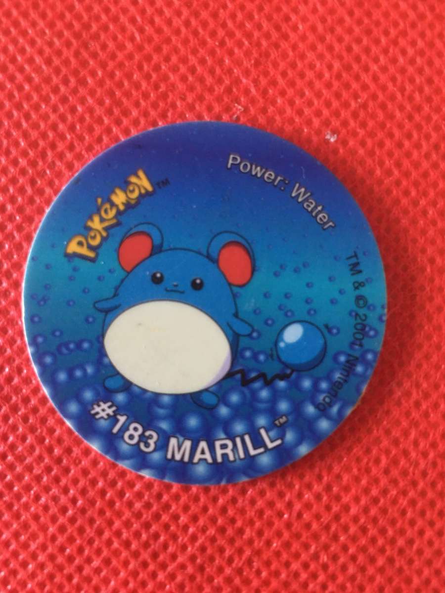 VINTAGE POKEMON TAZO - NO. 7 - MARILL